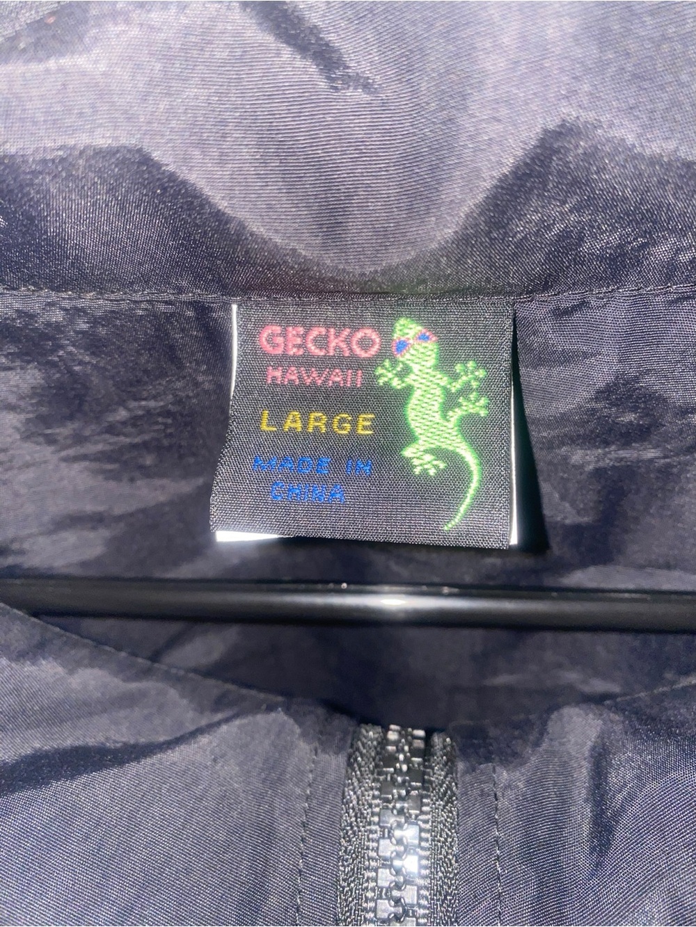 GECKO HAWAII - RARE Men’s Windbreaker - Picture 3 of 5